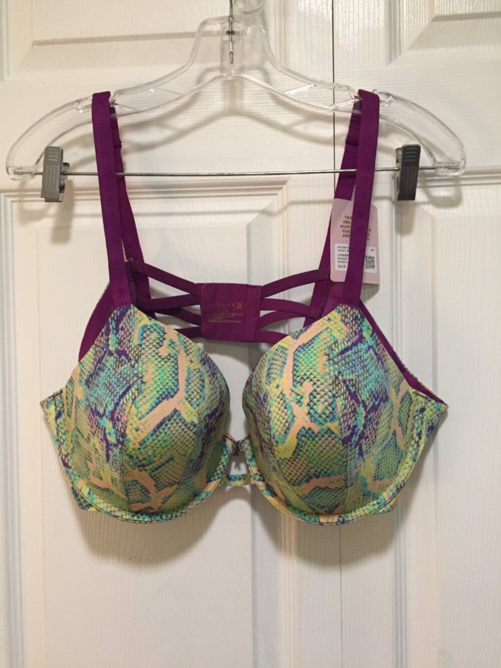 Savage x Fenty Womens 42C Microfiber T-Shirt Bra Underwire Multicolor NEW W/TAGS